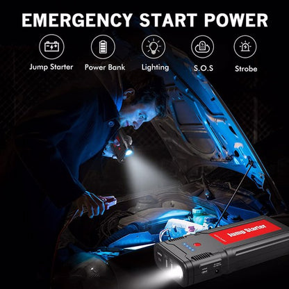 2500A 21800mAh Portable Car Jump Starter Auto Battery Booster Pack