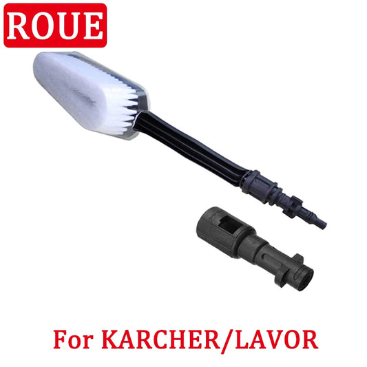 "Water Soft Brush for High Pressure Washer - Effortless Car Cleaning and Washing - Compatible with Karcher and Lavor Models"