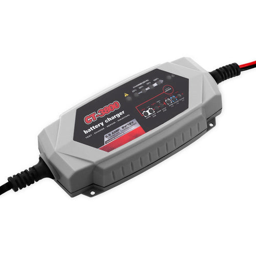 Smart Battery Charger 3.5A 12V 6V Automatic SLA AGM Car Truck Boat